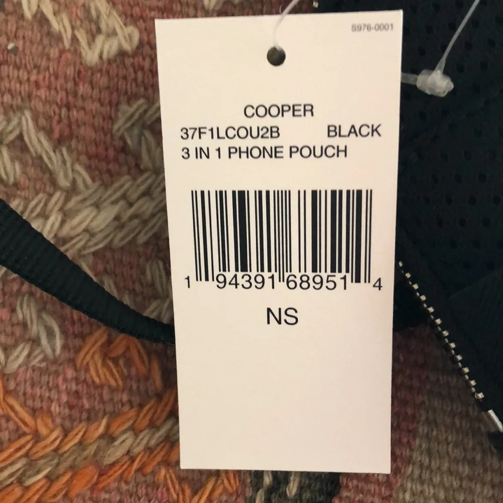 Michael Kors Cooper Jet Set Travel Collection Black 2-in-1 (Men) Phone Pouch